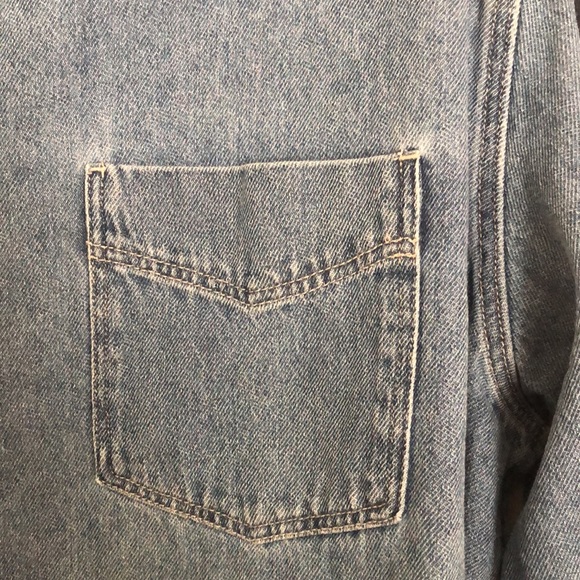 Zara Slim Fit XL Denim button down - Picture 2 of 4
